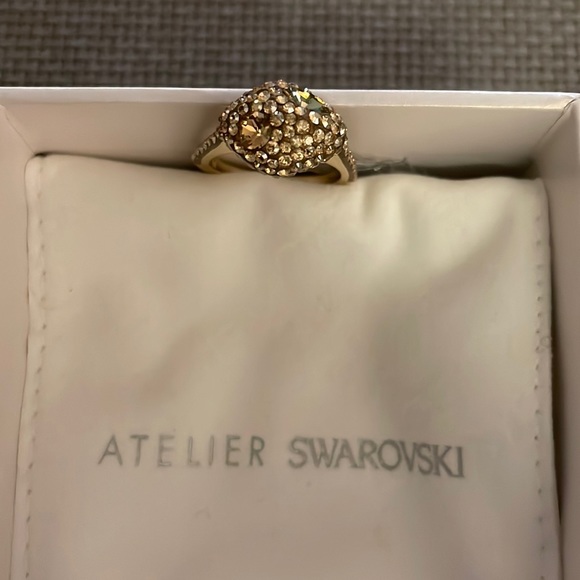 Atelier Swarovski Moselle Stack Rosegold Ring - Picture 2 of 8